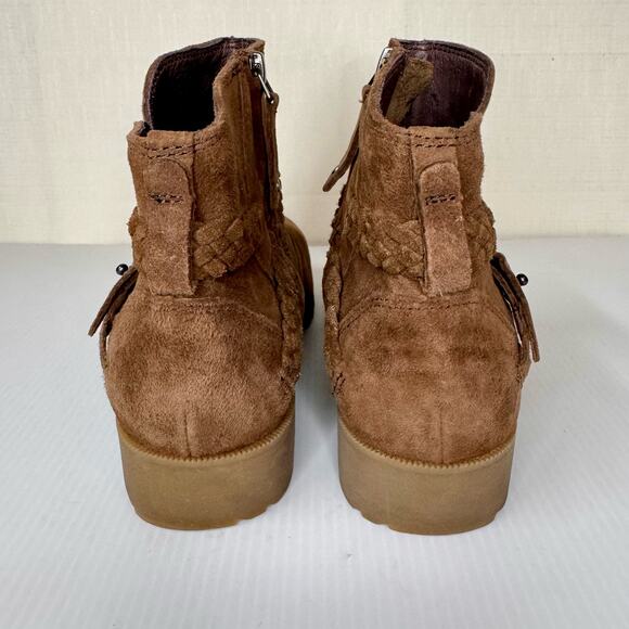 TEVA Delavina Suede Boots Size 7.5‎ Bootie Hippie Boho Festival Fall Slouchy - Picture 7 of 11